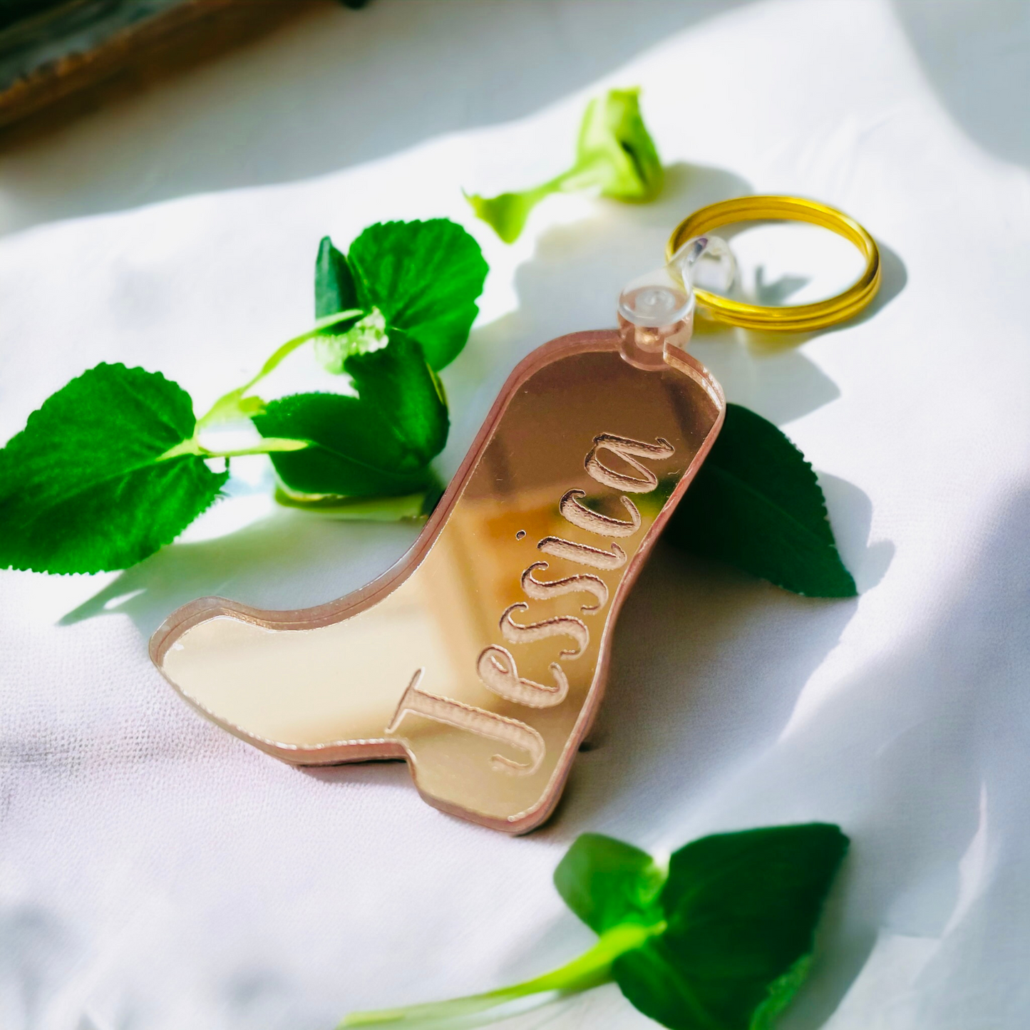 Custom Bachelorette Cowboy Boot Keychains - Sweet Confetti Co.