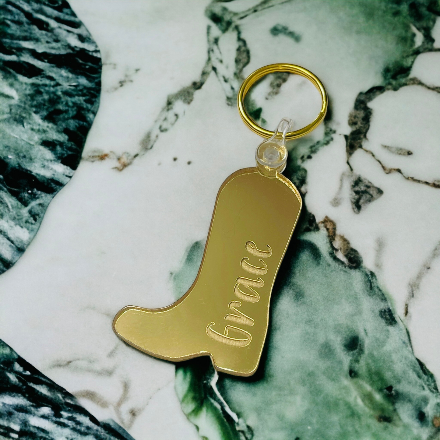 Custom Bachelorette Cowboy Boot Keychains - Sweet Confetti Co.