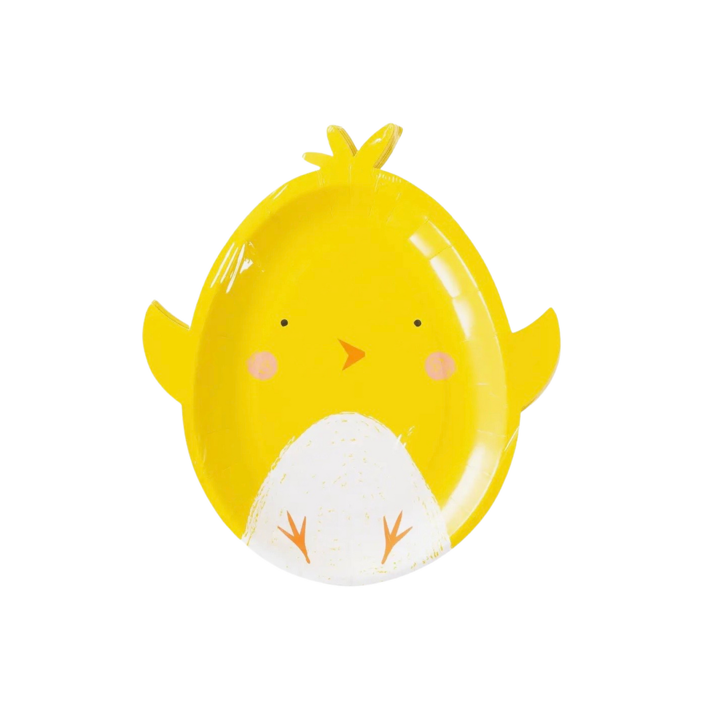 Easter Chick Shaped Plate, Set of 8 - Sweet Confetti Co.