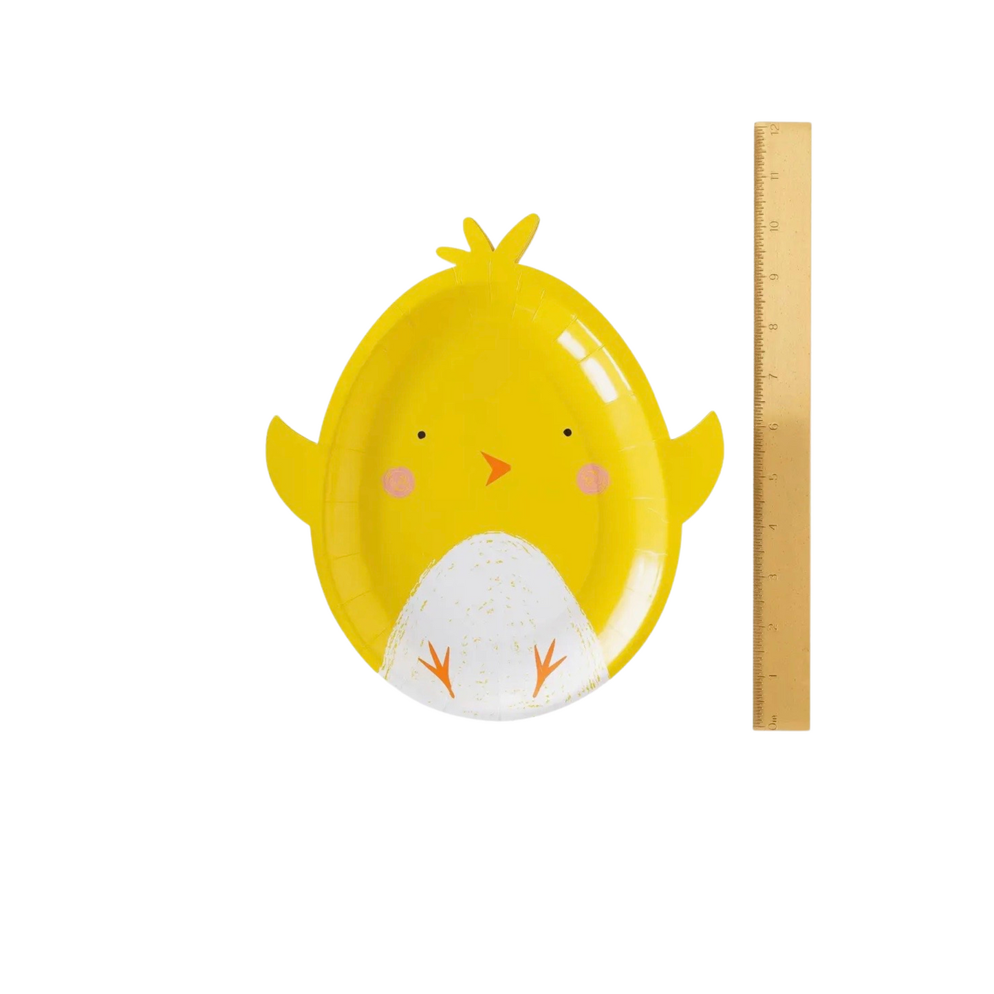 Easter Chick Shaped Plate, Set of 8 - Sweet Confetti Co.