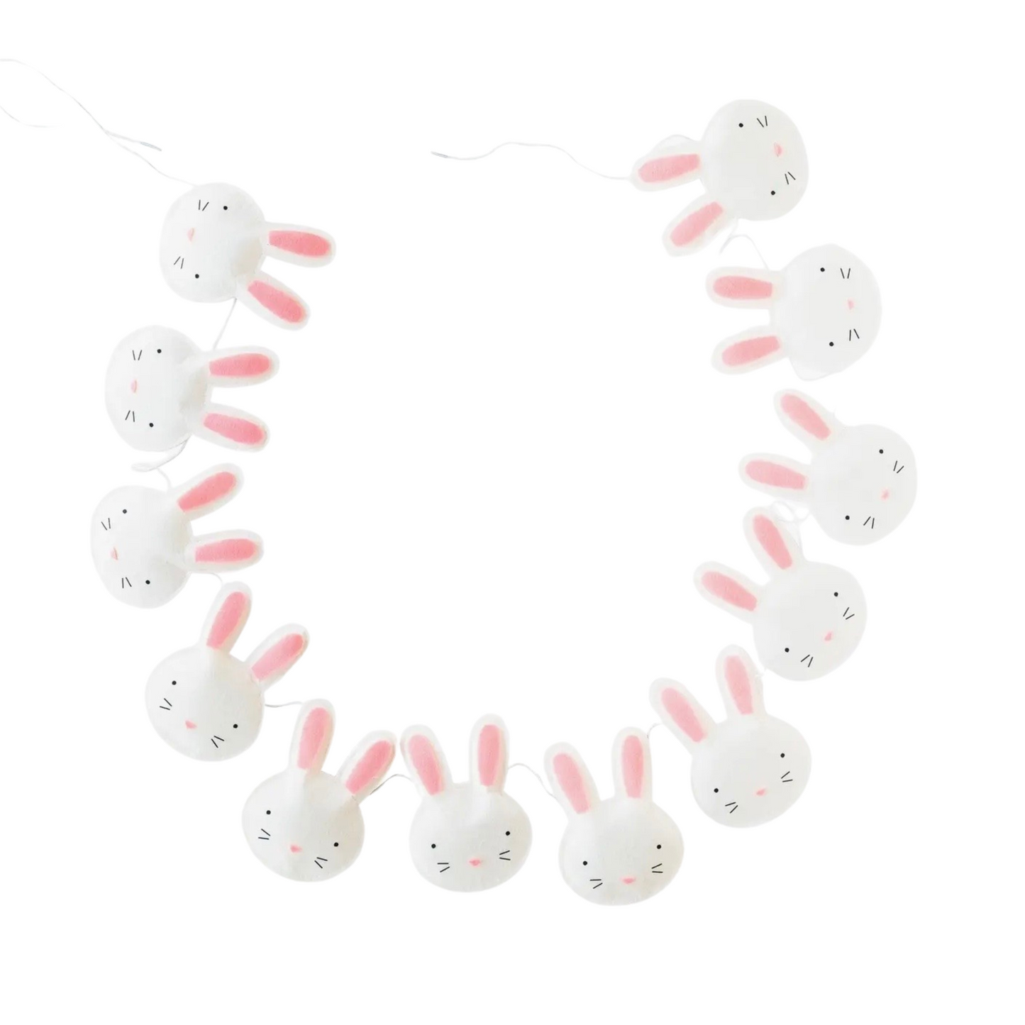 Puffy Felt Bunny Banner - Sweet Confetti Co.