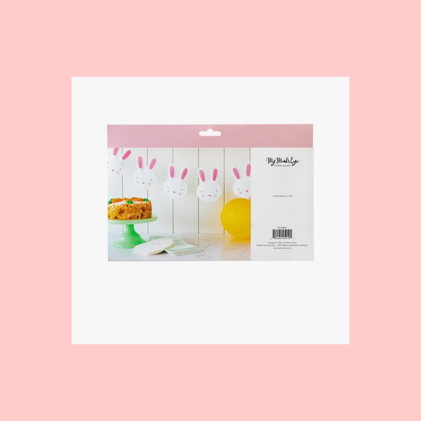 Puffy Felt Bunny Banner - Sweet Confetti Co.