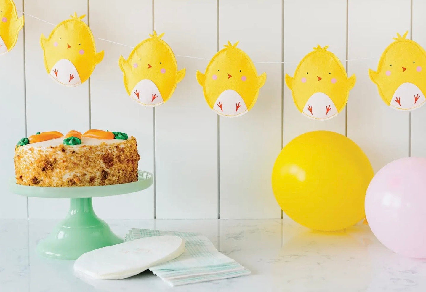 Puffy Felt Chick Banner - Sweet Confetti Co.
