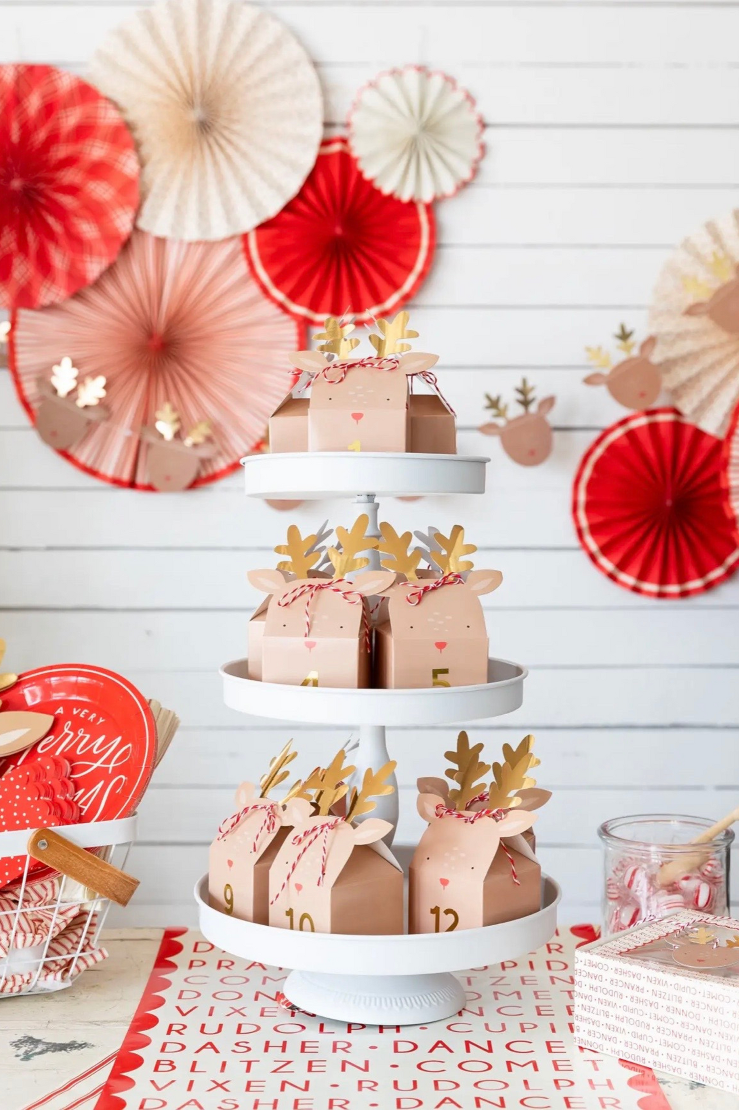 Dear Rudolph Reindeer Advent Boxes - Sweet Confetti Co.