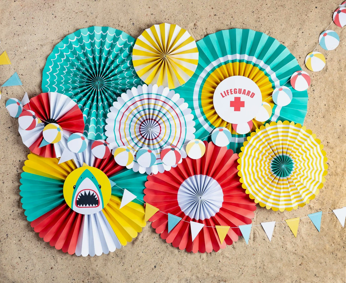 Pool Party Fans - Sweet Confetti Co.