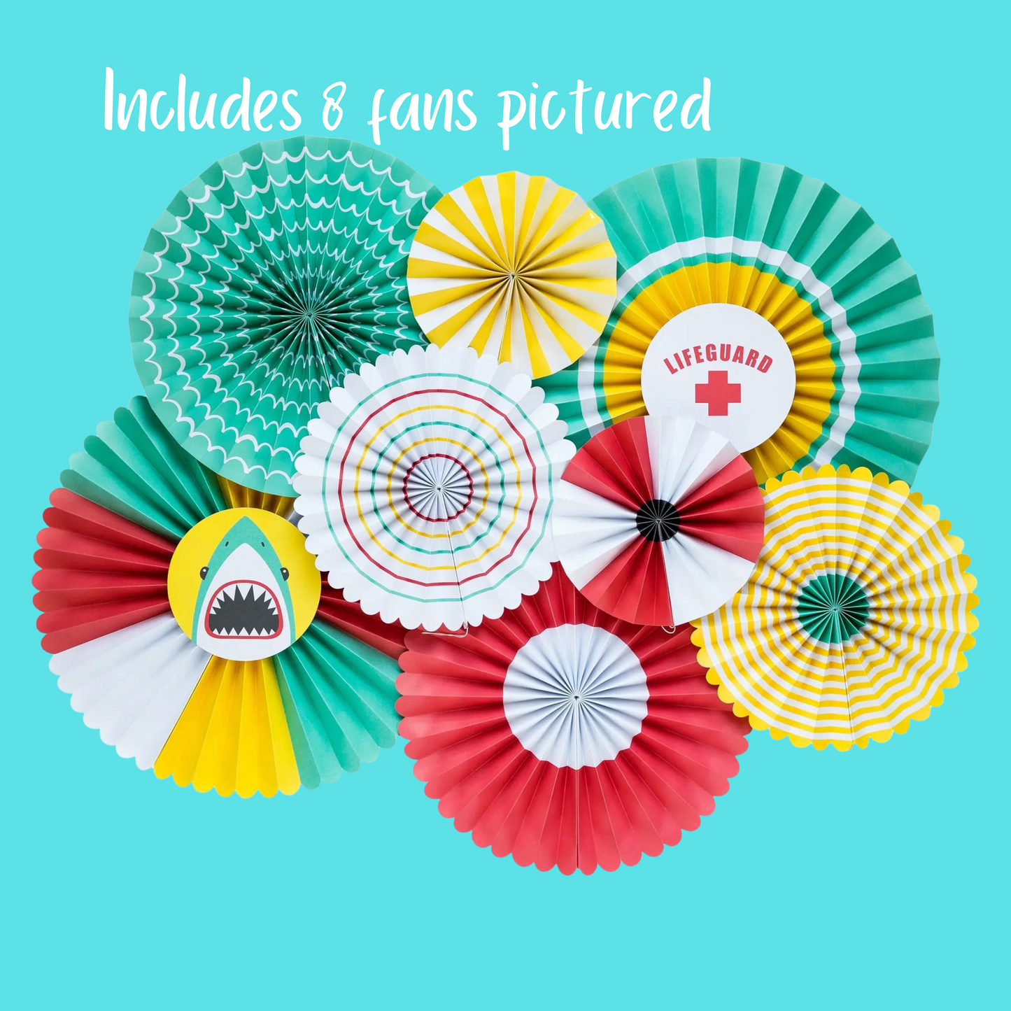 Pool Party Fans - Sweet Confetti Co.