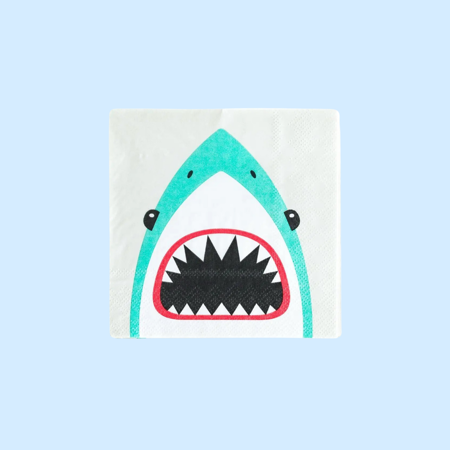 Shark Napkin (5" inches) - Sweet Confetti Co.