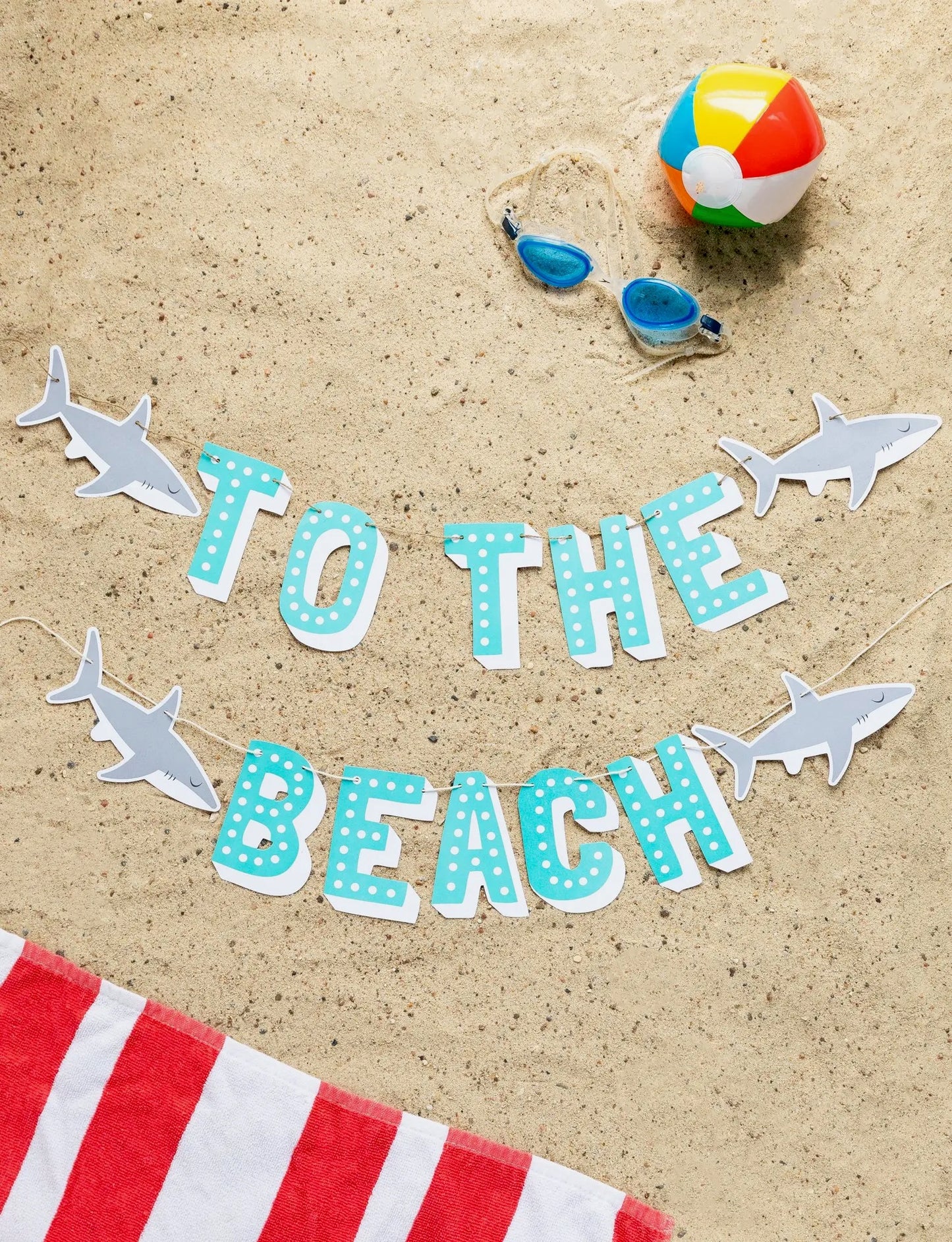 "To the Beach" Banner - Sweet Confetti Co.