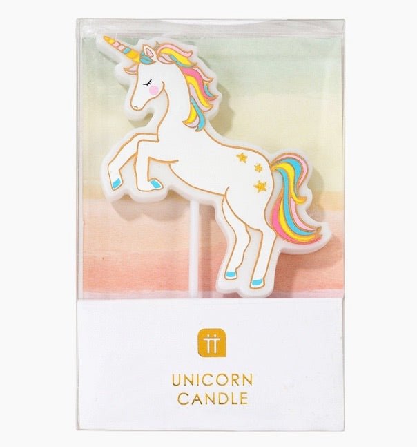 Unicorn Candle Cake Topper - Sweet Confetti Co.