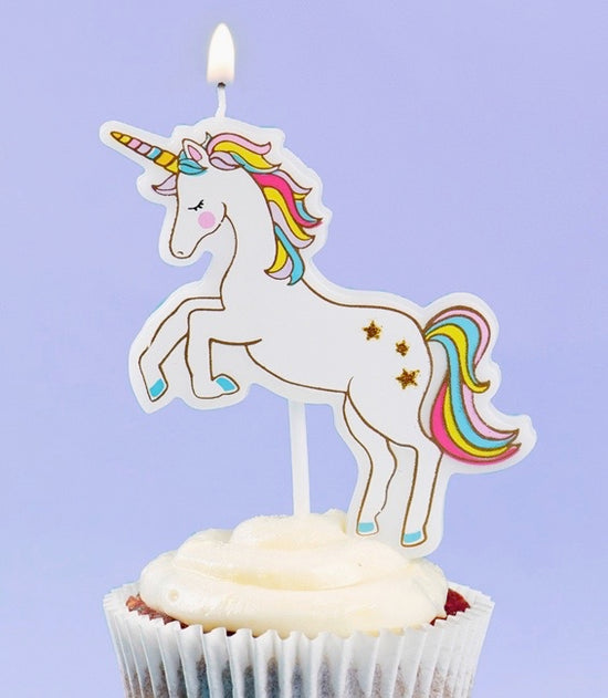 Unicorn Candle Cake Topper - Sweet Confetti Co.