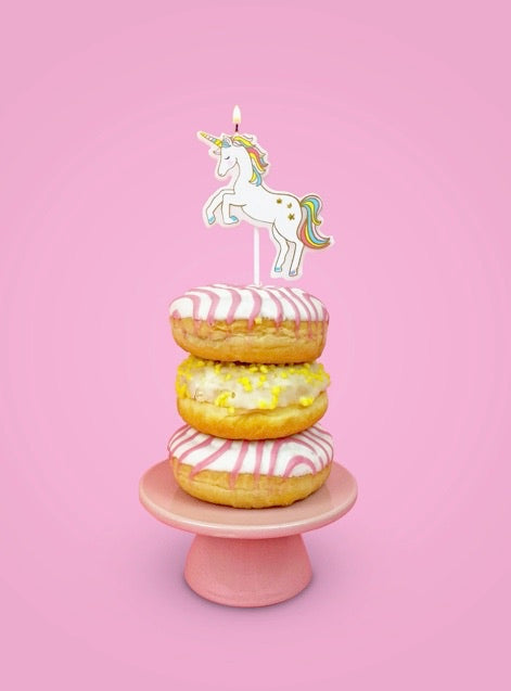 Unicorn Candle Cake Topper - Sweet Confetti Co.