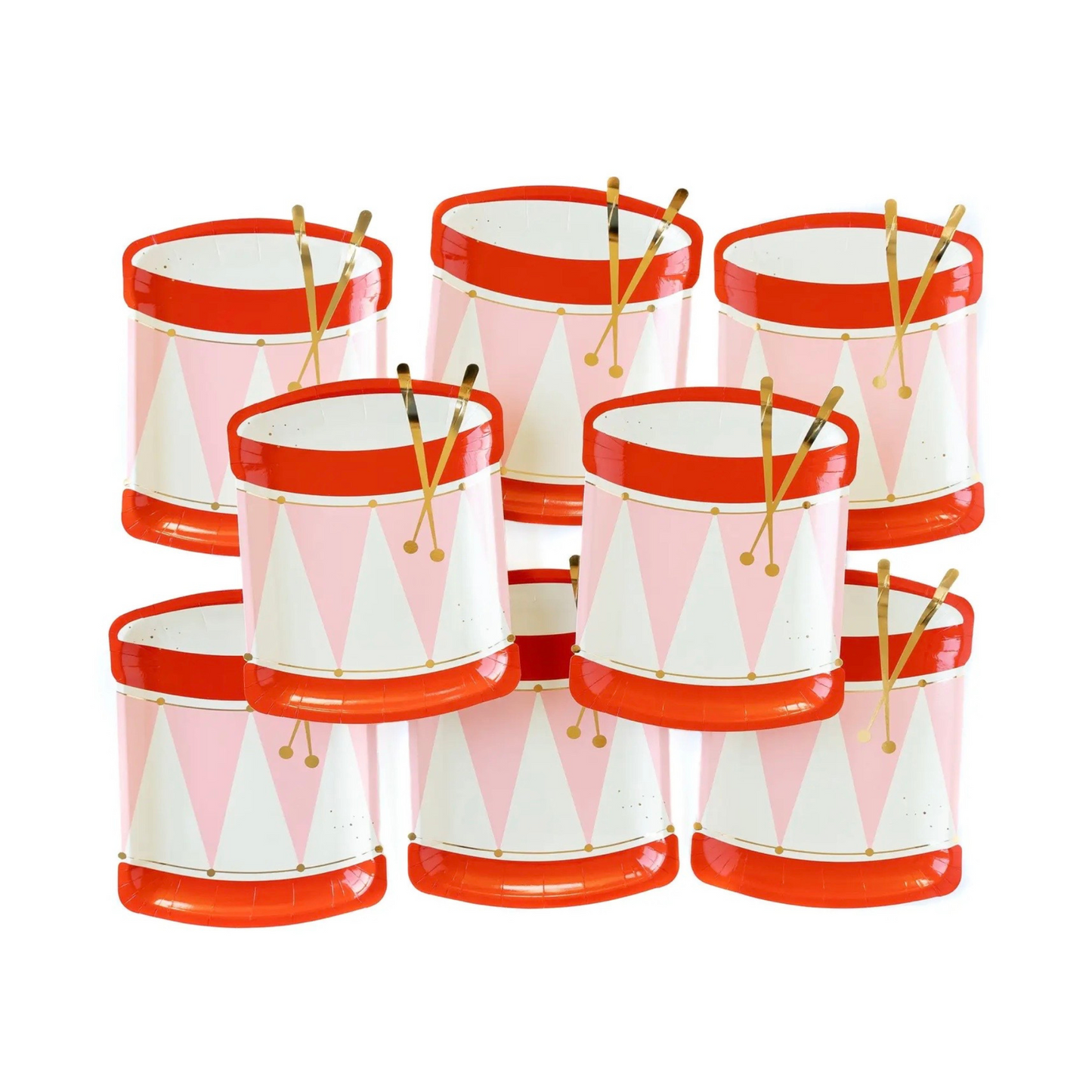 Nutcracker Drum Shaped 9" Plate - Sweet Confetti Co.