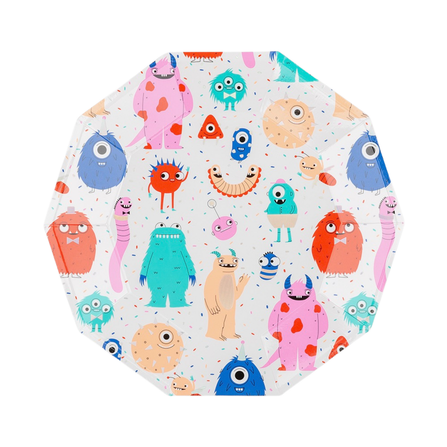 Little Monsters Large Plates - 8 Pack - Sweet Confetti Co.
